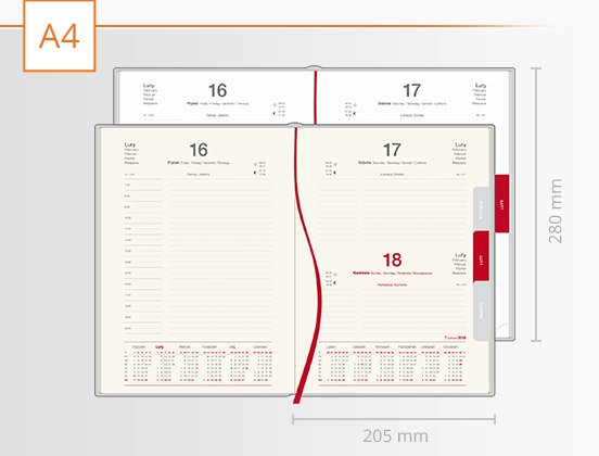 ad kalendarz dzienny a4