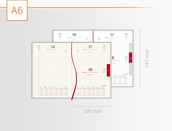 hd kalendarz dzienny a6