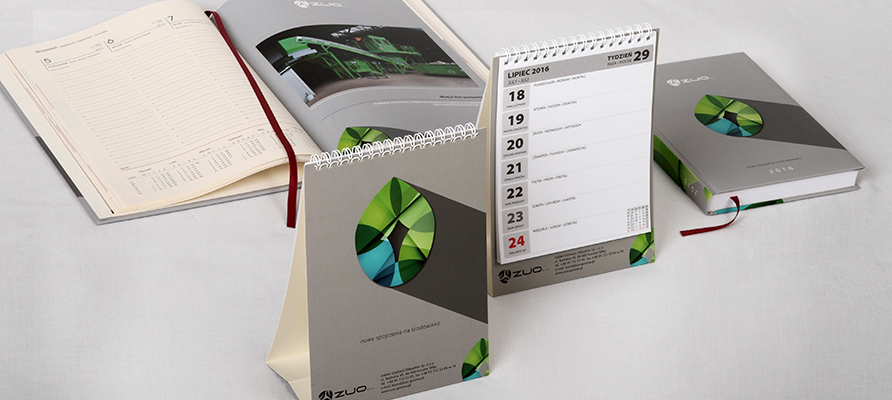 formaty kalendarza biurkowego