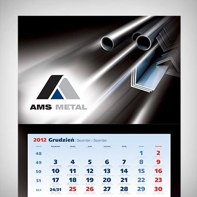 Kalendarz AMS Metal