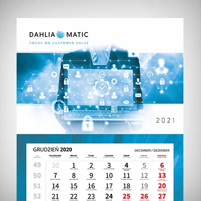 Kalendarz Dahlia Matic