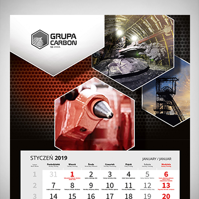 Kalendarz Grupa Carbon 2019