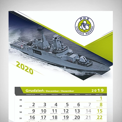 Kalendarz Stocznia Wojenna 2020