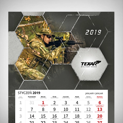 Kalendarz Texar 2019
