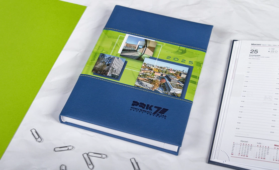 Kalendarz Organizer książkowy a5 z grafiką
